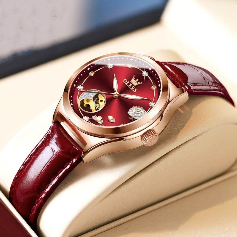 Women's Stylish Waterproof Mechanical Watch - Elegant & Durable Accessory - Buy Center