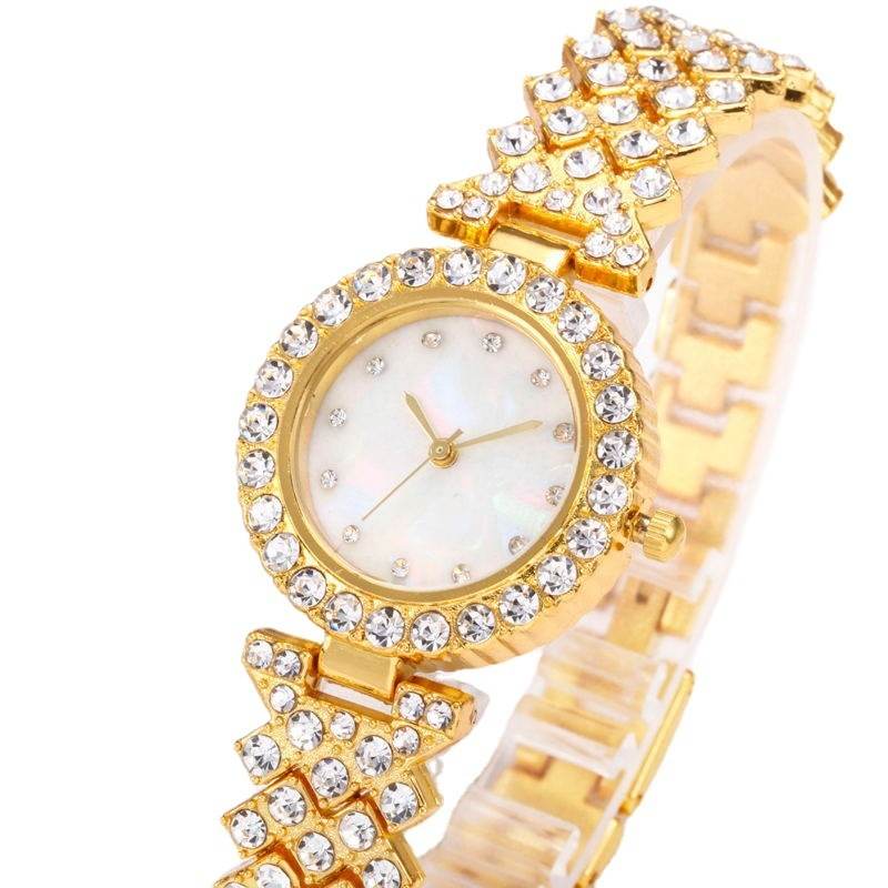 Women's Diamond Quartz Watch - Elegant Alloy Dress Timepiece, Stylish 2025 - Buy Center