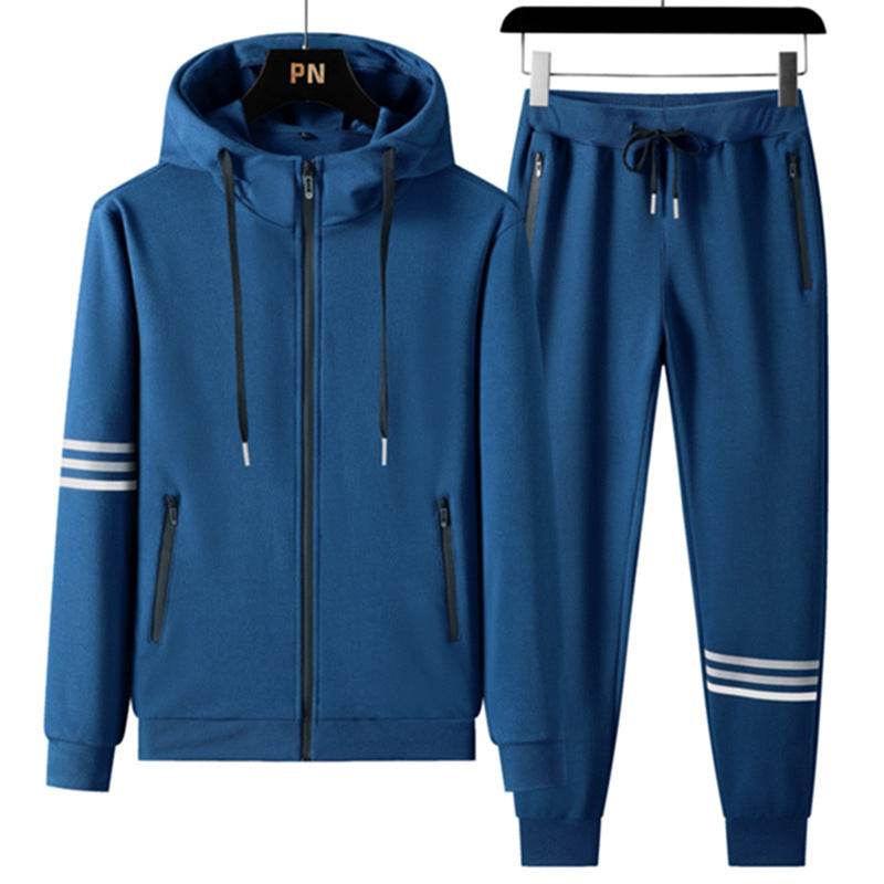 Men's Casual Sports Cotton Hoodie & Trousers Set - Comfortable & Stylish - Buy Center