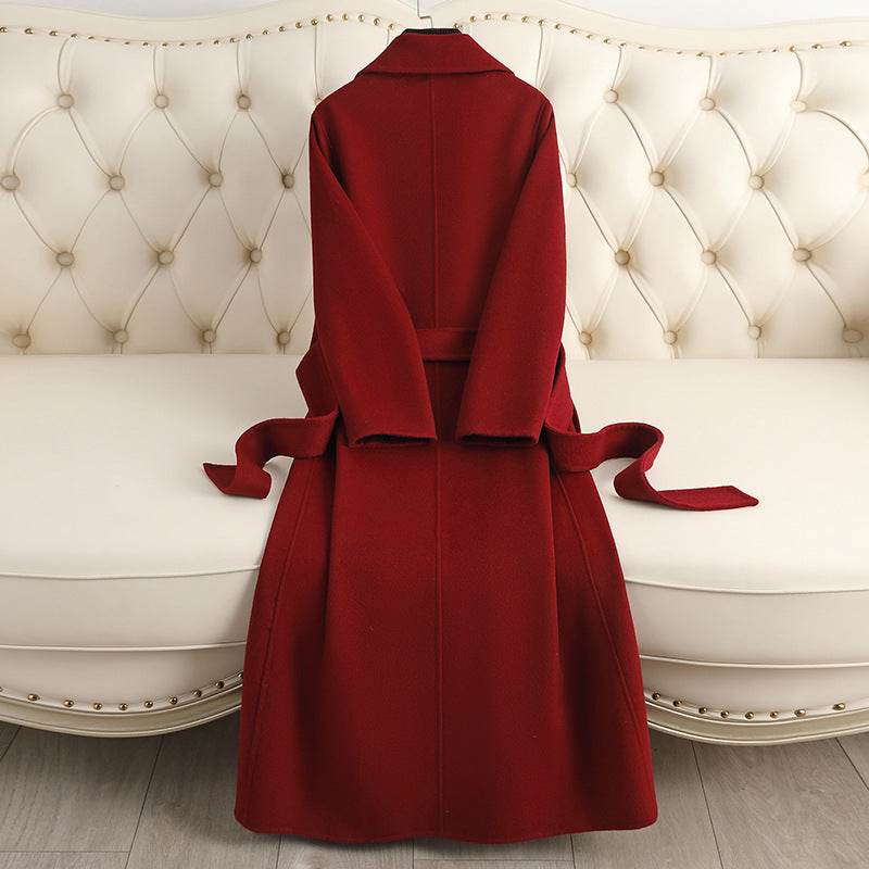 Korean Style Woolen Coat for Women - Warm, Stylish Fall/Winter Fashion - Buy Center