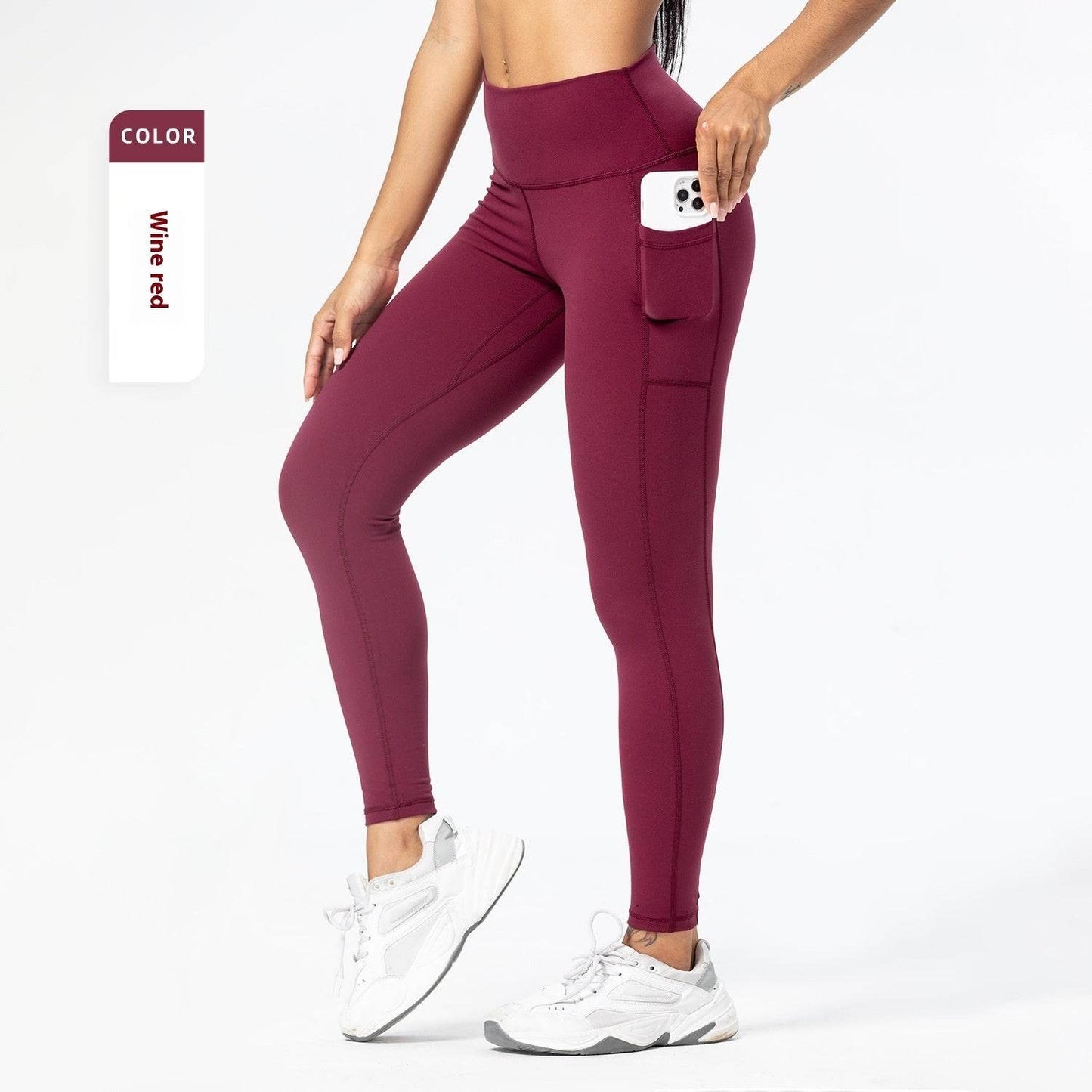 Women's High Waist Yoga Pants - Slim Fit, Pockets for Workouts 2025 - Buy Center