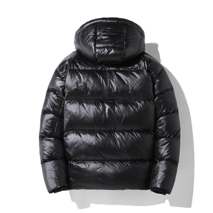 New Black Gold Plus-Sized Men's Jacket - Warm Padded Down Coat 2025 - Buy Center