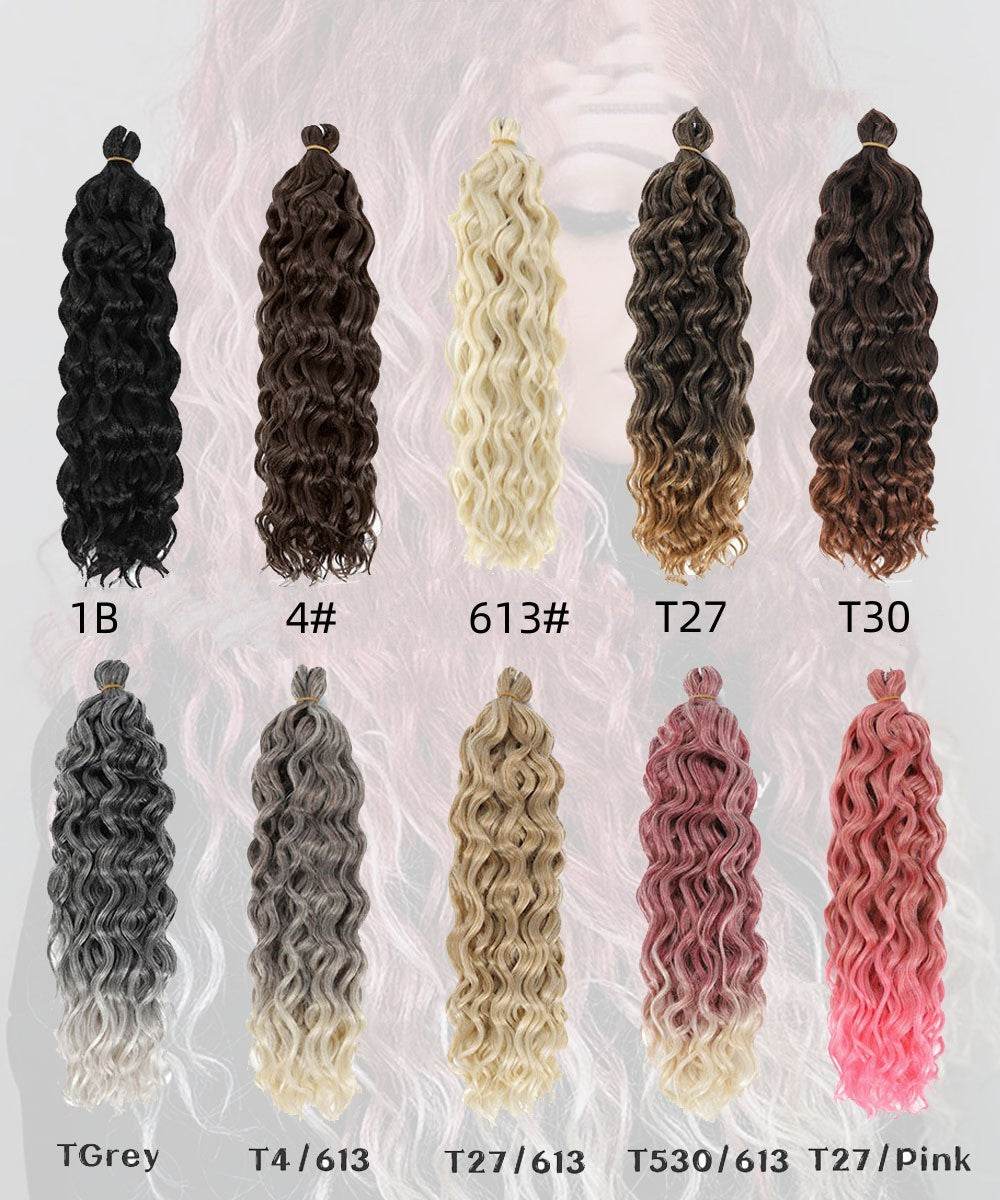 Hawaii Ocean Wave Crochet Hair - Medium Long Silk Texture Wig 2025 - Buy Center