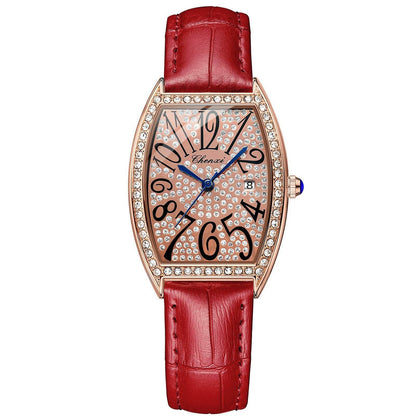 Women's Casual Sports Watch - Solid Steel Band & Blue Hand Design - Buy Center