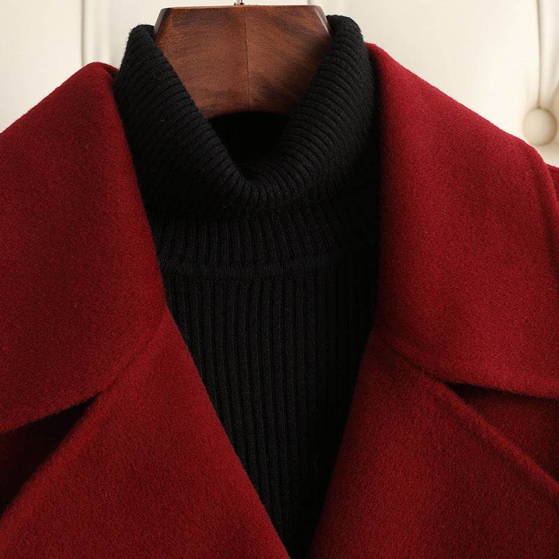 Korean Style Woolen Coat for Women - Warm, Stylish Fall/Winter Fashion - Buy Center