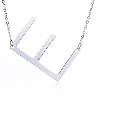 Fabulous Rose Gold Initial Letter Pendant Necklace - Premium K-Gold Design - Buy Center