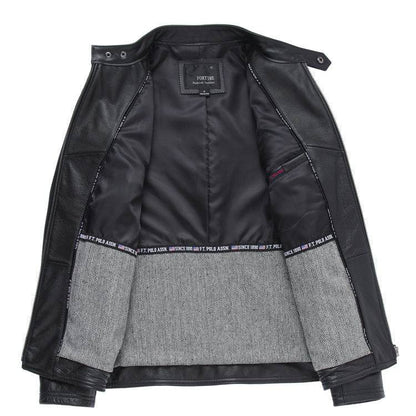 Genuine Leather Casual Jacket - Stylish, Durable, Perfect Fit for Every Occasion - Buy Center