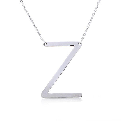 Fabulous Rose Gold Initial Letter Pendant Necklace - Premium K-Gold Design - Buy Center
