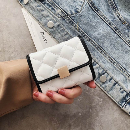 Trendy PU Leather Coin Purse - Stylish Short Wallet for Women 2025 - Buy Center