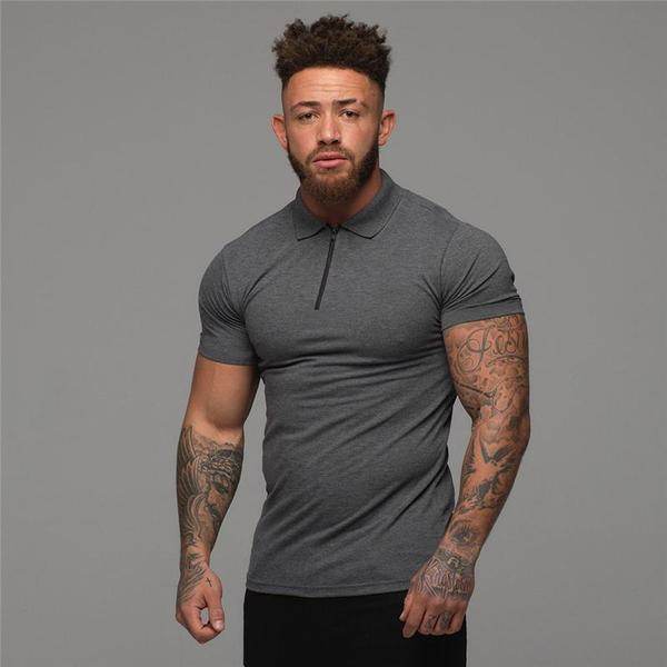 Buycenter Men's Fitness Tops - Striped Outdoor Sports Apparel for Comfort - Buy Center