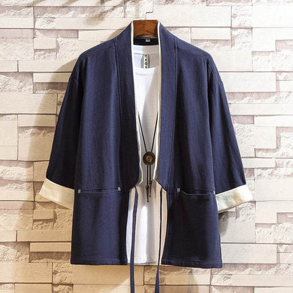 Yuyue Loose Robe Jacket - Premium Hemp Cardigan for Summer Relaxation - Buy Center
