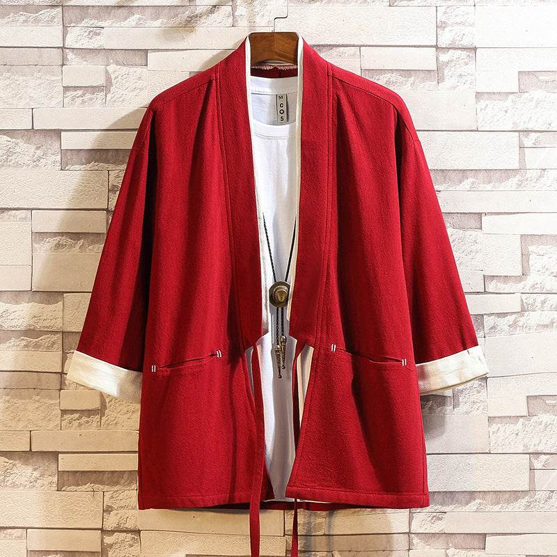Yuyue Loose Robe Jacket - Premium Hemp Cardigan for Summer Relaxation - Buy Center