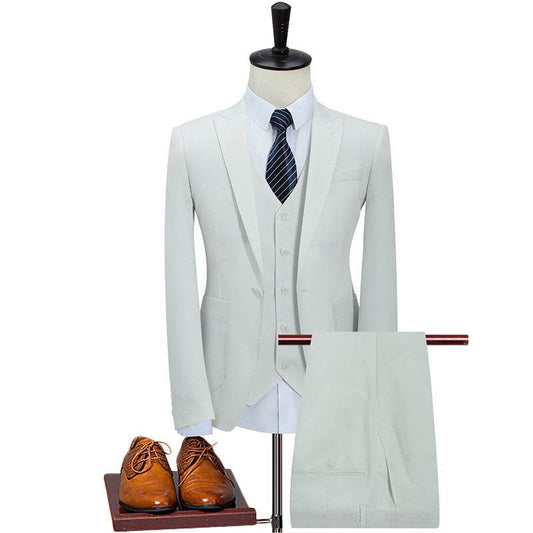 Men's Genuine Leather Suit - Stylish Business Casual & Formal Wear 2025 - Buy Center