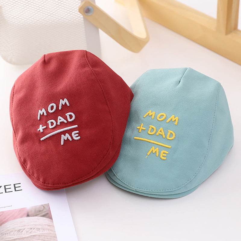 Stylish Kids Baby Sunshade Hat - Embroidered Cotton Beret for UV Protection - Buy Center