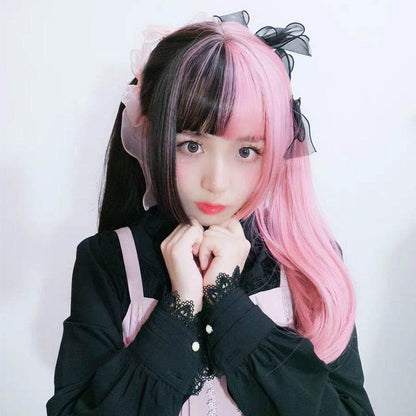 Long Straight Anime Cosplay Wig - High Temp Wire, Air Bangs for Women - Buy Center