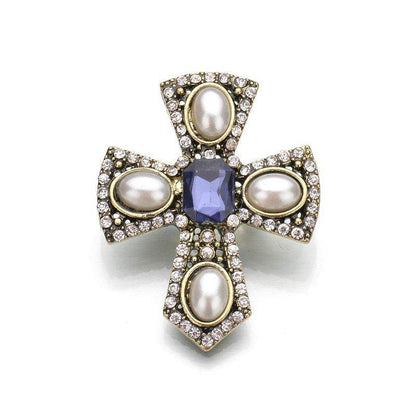 Silver Pearl Badge - Unisex Jewelry with Elegant Leaf Design, Premium Quality - Buy Center