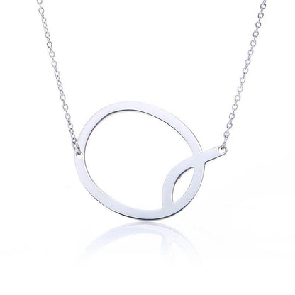 Fabulous Rose Gold Initial Letter Pendant Necklace - Premium K-Gold Design - Buy Center