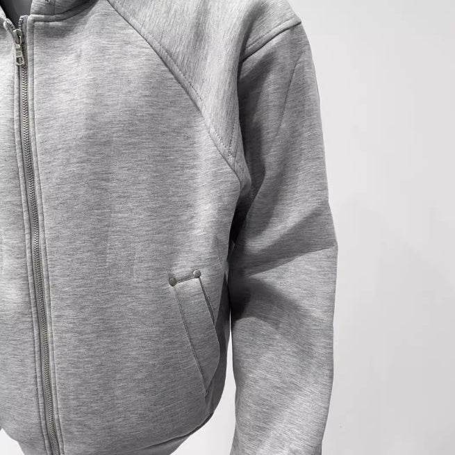Trendy Loose Retro Zipper Cardigan Sweater - Stylish Winter for Men - Buy Center