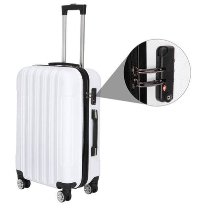 Vertical Pattern 3-in-1 Trolley Case - Durable, Large Capacity Luggage - Buy Center