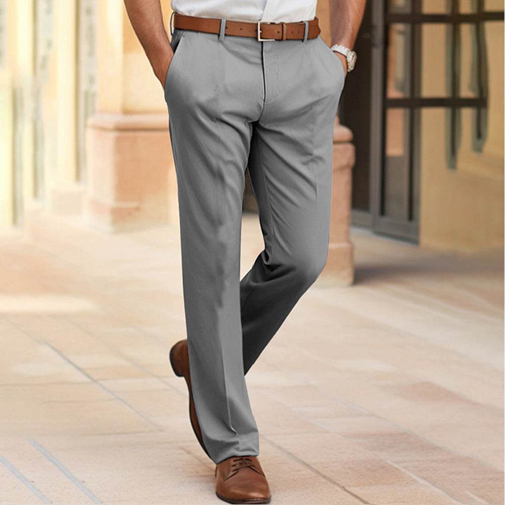 Buycenter Men's Checkered Striped Casual Pants - Fashionable & Comfortable - Buy Center