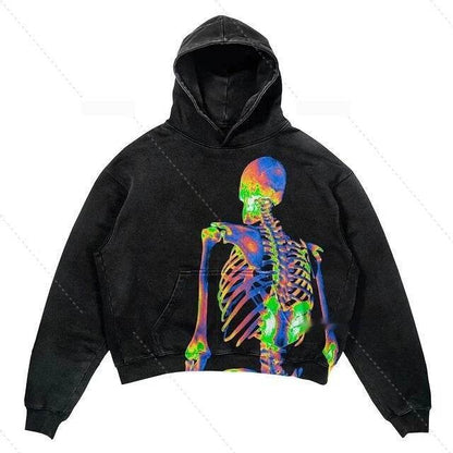 Hip Hop Retro Harajuku Hoodie for Men - Trendy Pullover Sports Sweater - Buy Center
