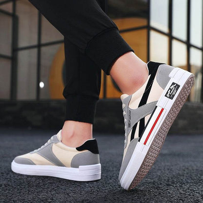 Buycenter Low-Top Canvas Sneakers - Stylish Vulcanize Shoes for Men - Buy Center