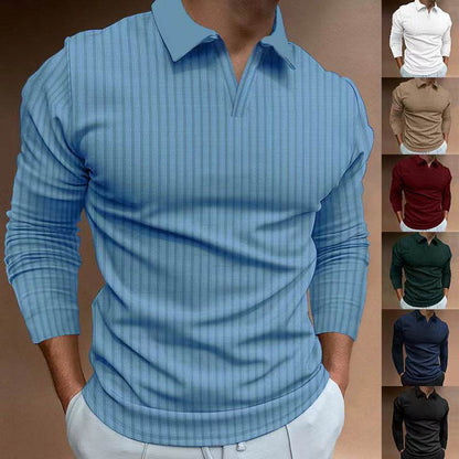 Solid Color Long Sleeve Shirt - Men's Casual & Business Wear 2025 - Buy Center