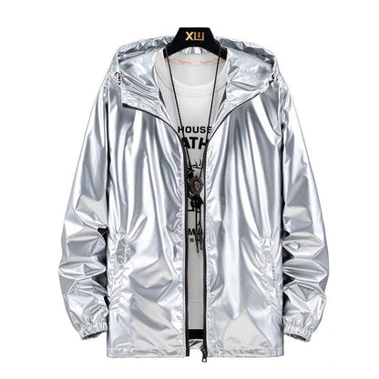 Men's Casual Hooded Jacket - Lightweight Polyester for Spring & Autumn - Buy Center