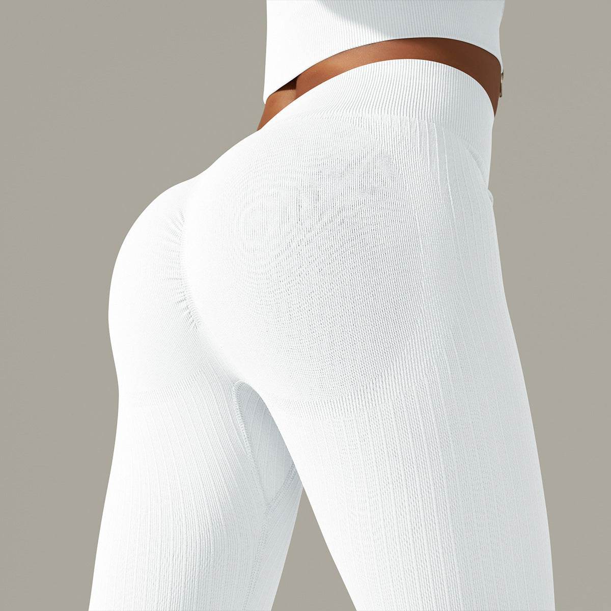 High Waist Yoga Pants - Stylish Striped Fitness Wear for All Activities - Buy Center