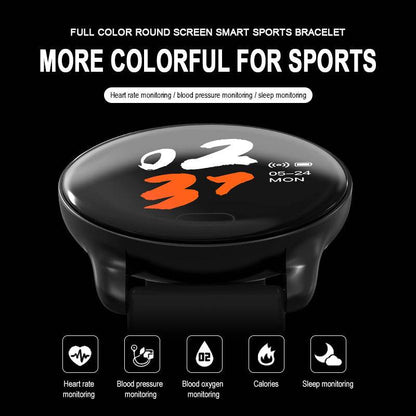 Smart Watch with Heart Rate Monitor - Bluetooth Dual Display Fitness Tracker - Buy Center