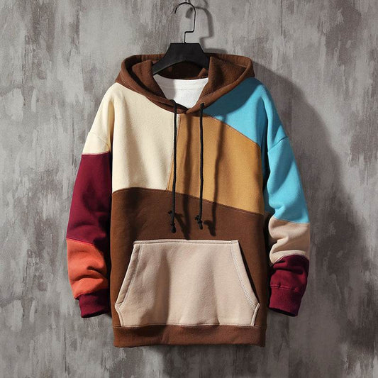 Large Size Fleece-Lined Pullover Top - Men's Casual Winter Hoodie - Buy Center