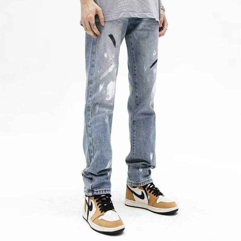 American Personality Jeans - Hip Hop Zipper Design with Tassels