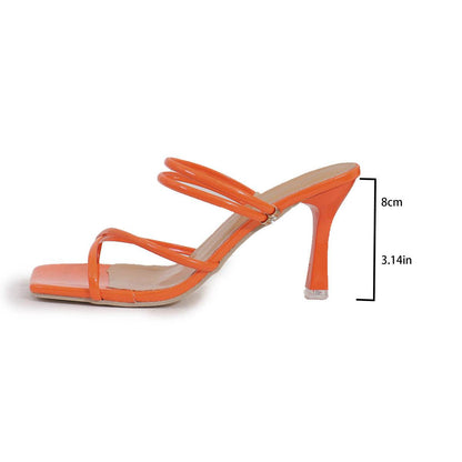 Summer High-Heeled Herringbone Sandals - Stylish & Comfortable for Women - Buy Center