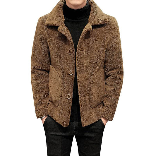 Buycenter Men's Slim Fit Padded Jacket - Multi-Pocket Design, Warmth - Buy Center