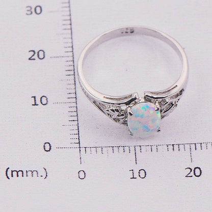 Trendy Women's Silver Ring - Seven Colored Gemstones, Stylish Picks 2025 - Buy Center