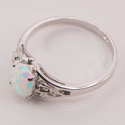 Trendy Women's Silver Ring - Seven Colored Gemstones, Stylish Picks 2025 - Buy Center