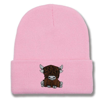Cartoon Long Hair Yak Knitted Hat - Stylish and Warm Winter Fashion - Buy Center
