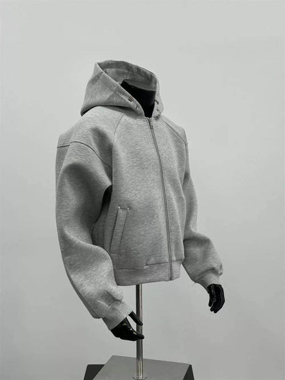 Trendy Loose Retro Zipper Cardigan Sweater - Stylish Winter for Men - Buy Center