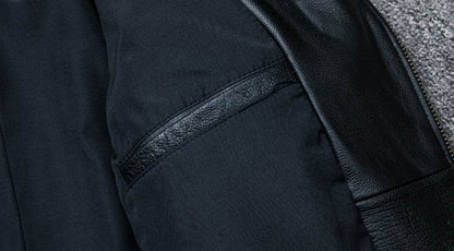Pure Cowhide Biker's Leather Jacket - Durable Style, Sizes S to 5XL - Buy Center