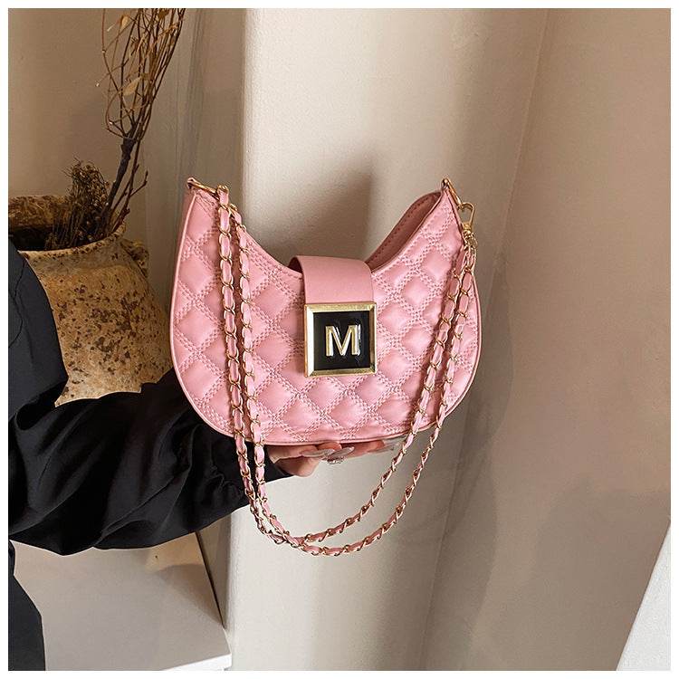 Women's Rhombus Chain Messenger Bag - Stylish & Versatile Crossbody 2025 - Buy Center