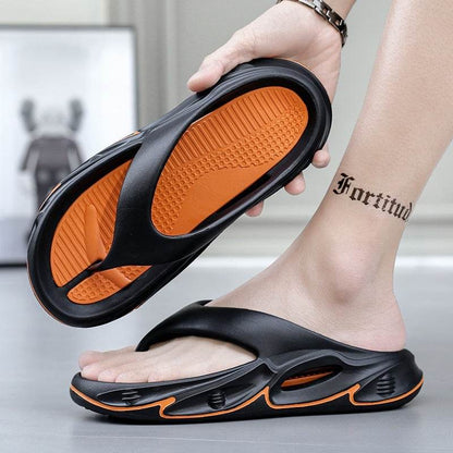 Summer Platform Slip-On Slippers for Men - Lightweight Casual Footwear - Buy Center