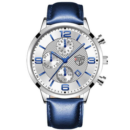 Men's Calendar Quartz Watch - Stylish Fashion Design for 2025 Trends - Buy Center