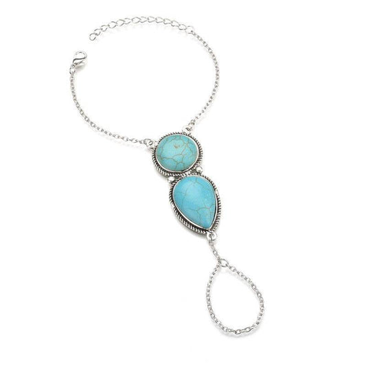 Stylish Turquoise Tassel Bracelet - Trendy European Design for 2025 - Buy Center