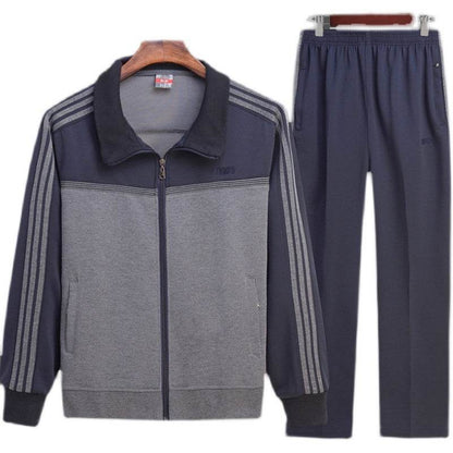 Men's Casual Autumn Sport Suit - Stylish Comfort for Middle-Aged Men - Buy Center