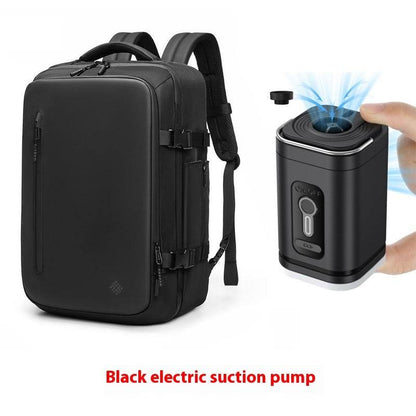 Vacuum Compressible Men's Backpack - Stylish, Durable, Space-Saving Design - Buy Center