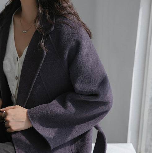 Korean Style Woolen Coat for Women - Warm, Stylish Fall/Winter Fashion - Buy Center