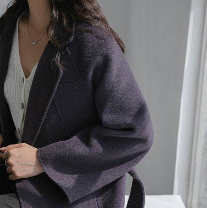 Korean Style Woolen Coat for Women - Warm, Stylish Fall/Winter Fashion - Buy Center