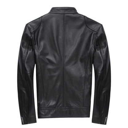 Genuine Leather Casual Jacket - Stylish, Durable, Perfect Fit for Every Occasion - Buy Center