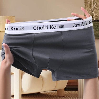 Breathable Men's Boxers - Seamless Comfort in Trendy Solid Colors - Buy Center