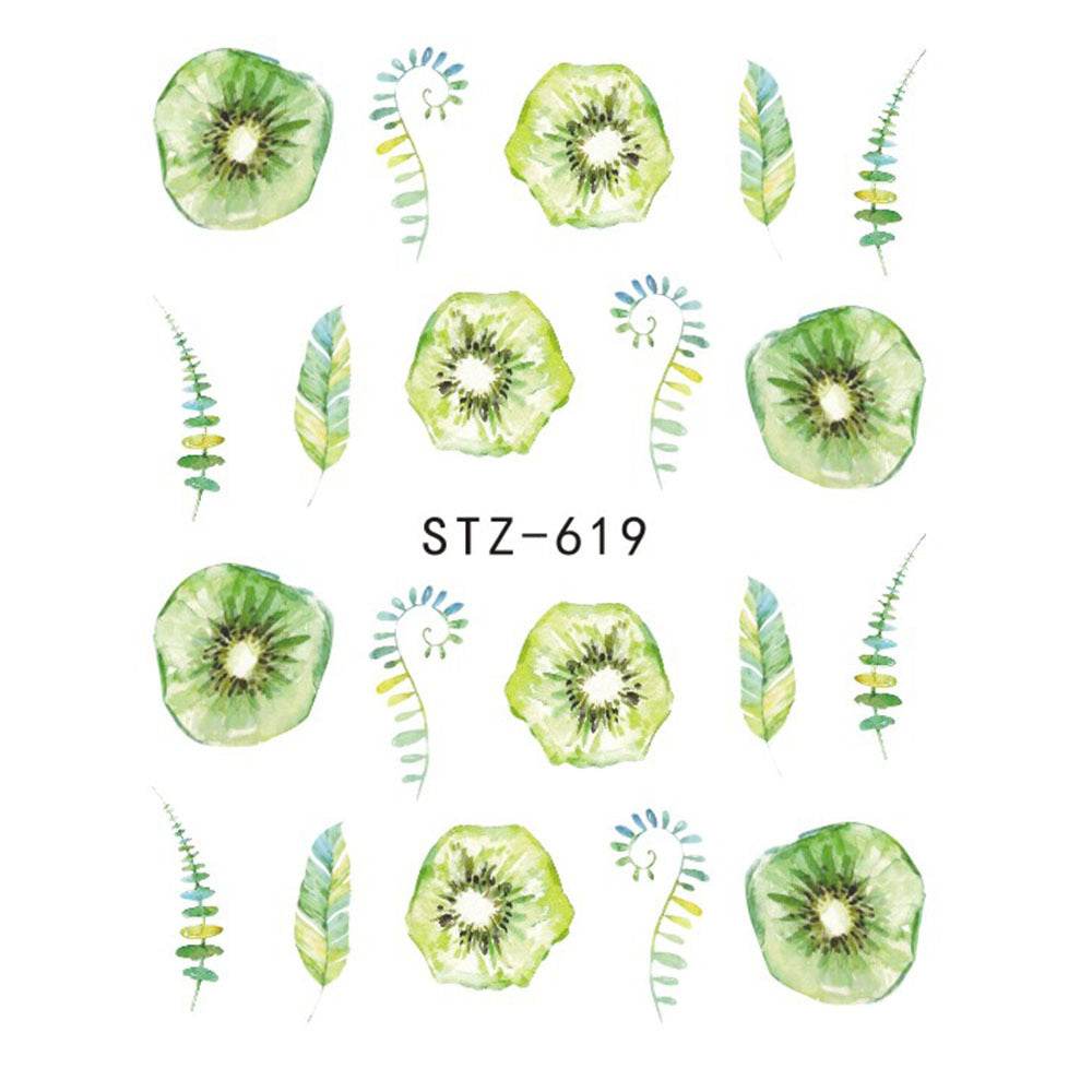 Butterfly Flower Nail Art Stickers - DIY Water Transfer Decals for Manicures - Buy Center